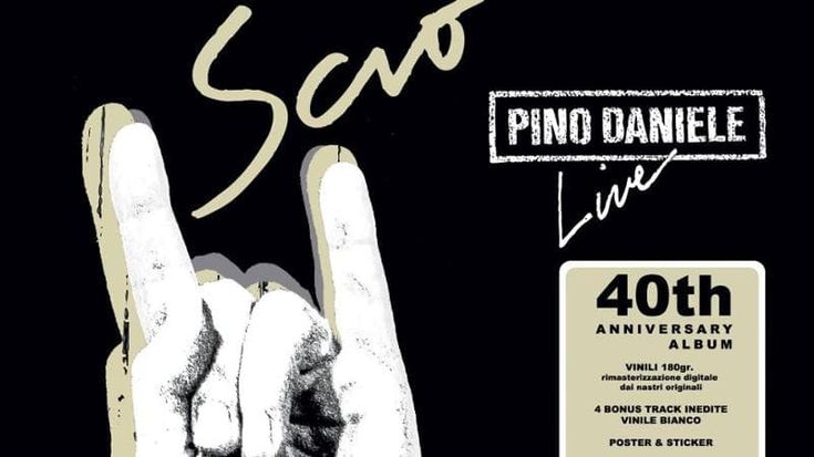 Pino Daniele: “Sciò Live” compie 40 anni con un cofanetto in edizione limitata