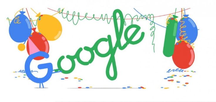 Google è maggiorenne: il doodle per i 18 anni