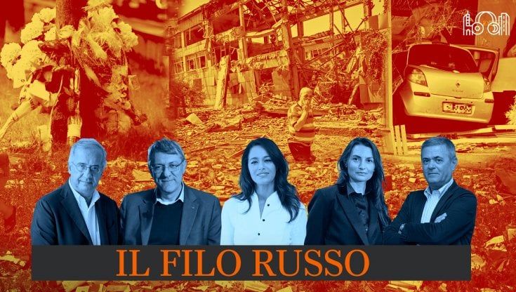 Il filo russo. L'Europa in crisi, la violenza sulle donne in Italia e in Ucraina. Con Jebreal, Landini, Mauro, Veltroni e Vettori