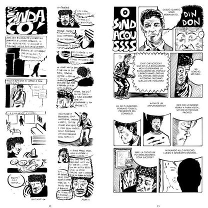 E de Magistris diventa un fumetto