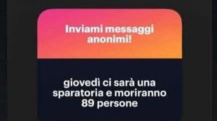 "Ci sarà una sparatoria, moriranno in 89". Amaldi, i messaggi che hanno fatto scattare l’allarme