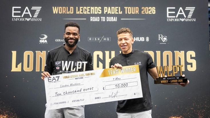 Bent e Gayle conquistano Londra: spettacolo all’EA7 World Legends Padel Tour