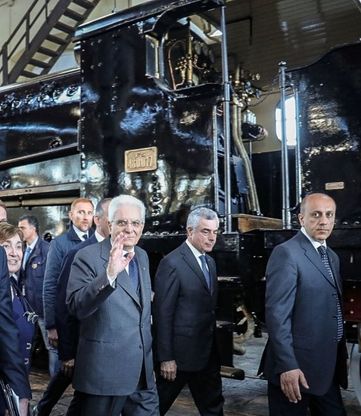 Mattarella a Pietrarsa