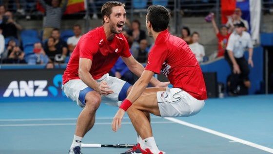 Tennis, Atp Cup: Nadal s'inchina a Djokovic, è trionfo Serbia