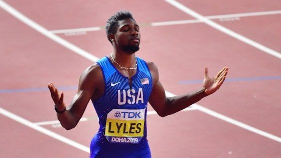 Atletica, Mondiali: le meraviglie di Lyles, dominati i 200. Tamberi in finale nell'alto