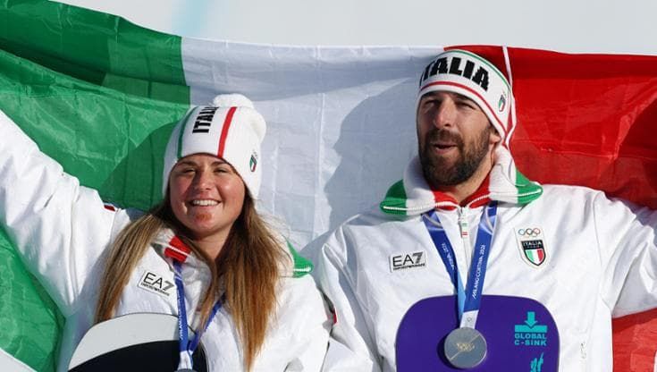 Sommariva nato davanti al mare e Moioli che ha una scuola sci è la coppia d’argento dello snowboard