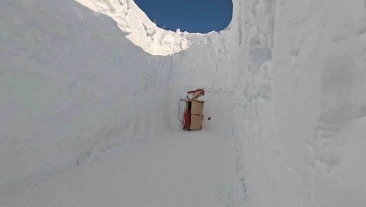Il ghiaccio delle Alpi conservato in Antartide, inaugurato lo storico santuario