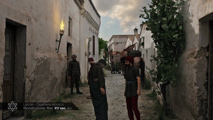 Lecce, ecco com'era il vecchio quartiere ebraico: una passeggiata virtuale nelle strade del 1400
