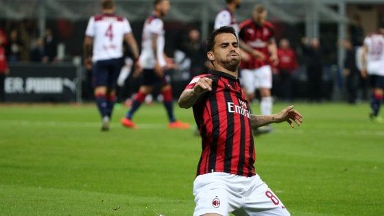 Milan-Bologna 2-1, Suso e Borini tengono in vita le speranze Champions rossonere