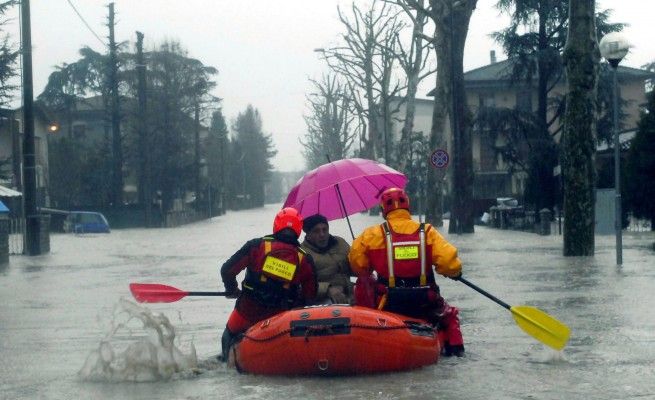 Alluvione in Emilia, dichiarato <br />lo stato di crisi regionale