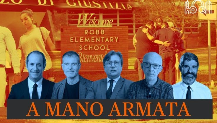 A mano armata. Dal Texas all'Ucraina, gli spari che mettono in difficoltà la politica. Con Massini, Noury, Sileri e Zaia