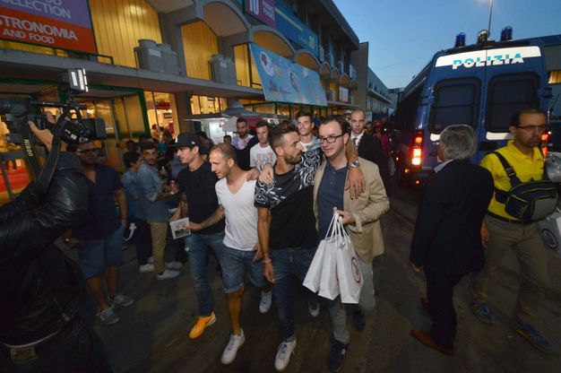 Fiera, sorpresa tra i padiglioni:<br />i giocatori e le Pink salutano i tifosi