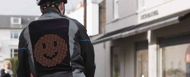 Emoji Jacket, ancora di salvezza per i ciclisti