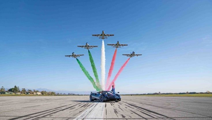 Pagani Huayra Tricolore, viva l'Italia