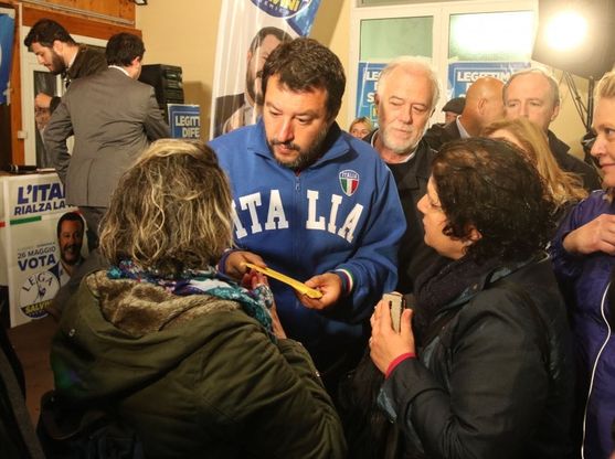 Firenze, così Salvini al Galluzzo