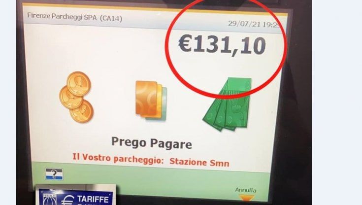Firenze, la Sottosegretaria paga 131 euro per 34 ore di park alla stazione e si indigna