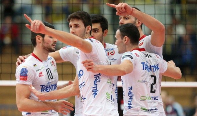 Volley, Champions: Trento ai quarti senza problemi