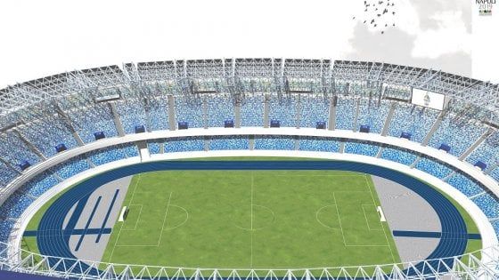 Ecco il San Paolo per l'Universiade: nuovi sediolini e un maxi schermo