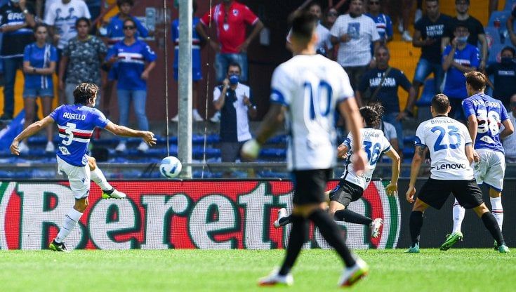 Sampdoria-Inter 2-2: frenata nerazzurra, Yoshida e Augello rispondono a Dimarco e Lautaro