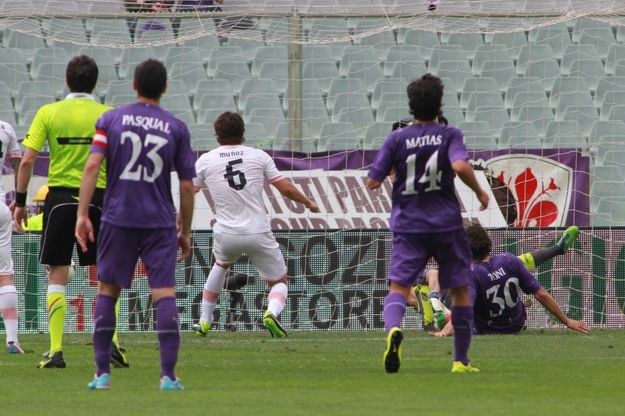 Il gol di Toni
