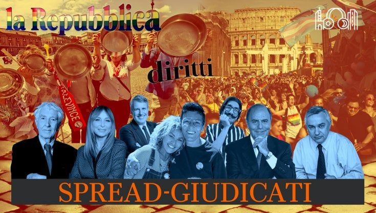 Spreadgiudicati. Con Augias, Battaglia, Elodie, Grimaldi, Molinari, Raimondo e Vespa