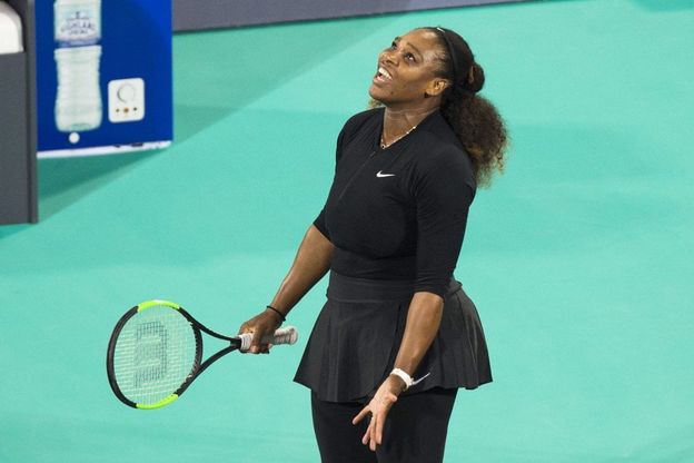 Tennis, Serena Williams in campo: è la prima da 'mamma'