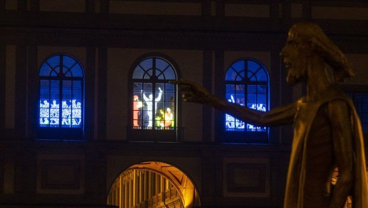 Il presepe artistico e pop degli Uffizi è con Lucio Dalla (Giuseppe) e Gigliola Cinquetti (Maria)