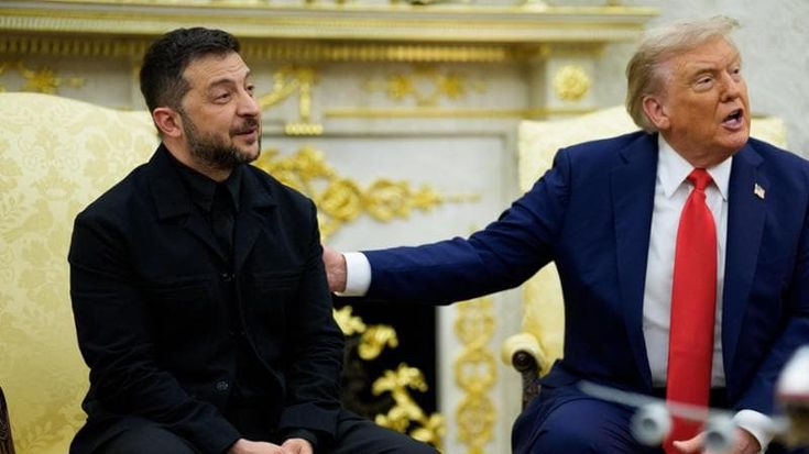 Volodymyr Zelensky con garbo ma senza cravatta riconquista lo Studio Ovale