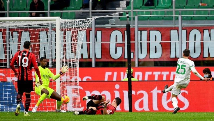 Milan-Sassuolo 1-3: Scamacca e Berardi stendono il Diavolo