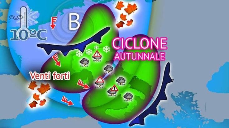 Previsioni meteo, anticipo d’autunno con temperature in calo anche di 15 gradi