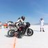 Sul Lago Salato di Bonneville vola la Yamaha Xsr 900 di serie