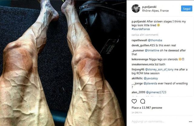 Ciclismo, vene in rilievo e muscoli gonfi: i segni del Tour de France sull'atleta. Poljanski: "Dopo 16 tappe sembrano un po' stanche"