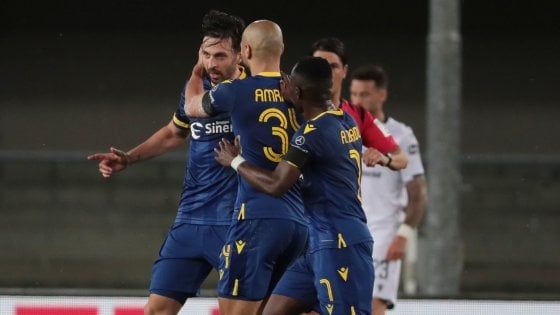 Verona-Cagliari 2-1: super Di Carmine, l'Hellas vede l'Europa