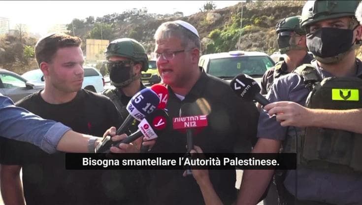 Cisgiordania, Ben-Gvir: "Bisogna smantellare l'Autorità palestinese"