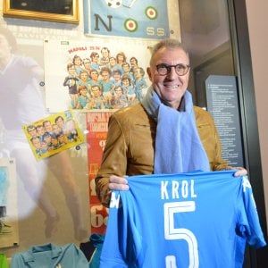 Krol in visita al Museo del Napoli: "Può essere l'anno giusto per lo scudetto. Younes? È un mistero"