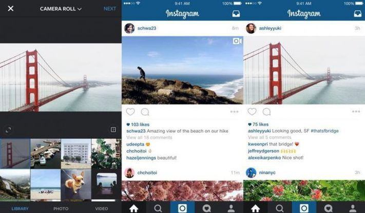 Instagram cambia formato: video e foto non più solo quadrati