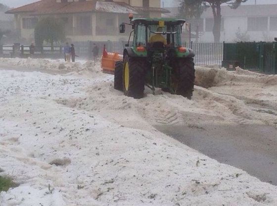 Maltempo, Ferragosto con la grandine nel Lecchese