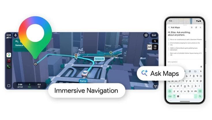 Google Maps: il nuovo aggiornamento con l’IA