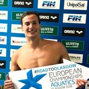 Campionati di nuoto, la sorpresa è il potentino Domenico Acerenza