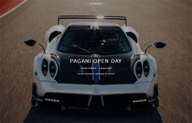 Tutti a Monza per il “Pagani Open Day”