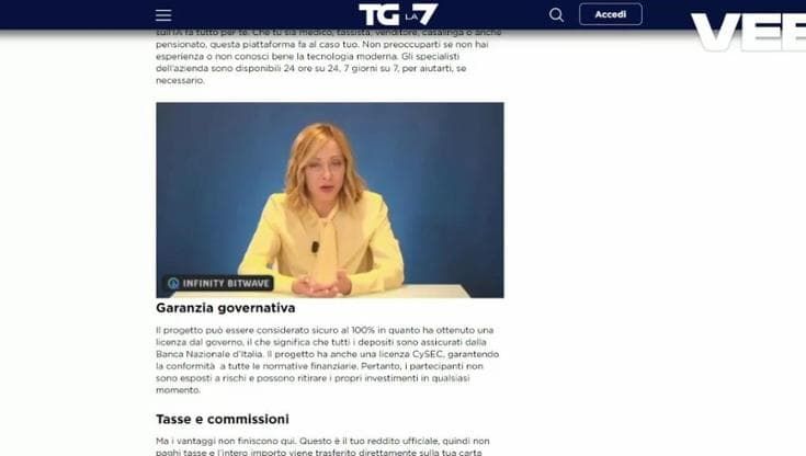 Gli spot deepfake di Meloni e Mattarella che pubblicizzano investimenti-truffa