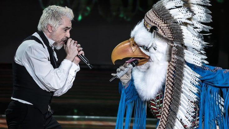 Doppio Morgan cantante senza maschera