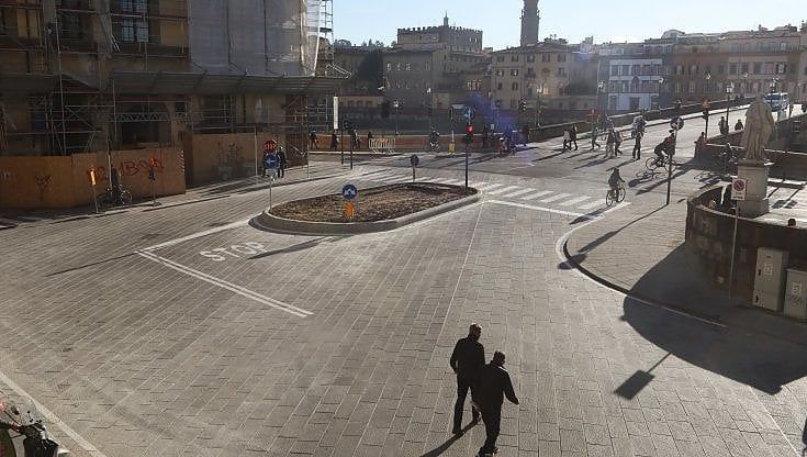 Finiti i lavori, piazza Goldoni è rifatta