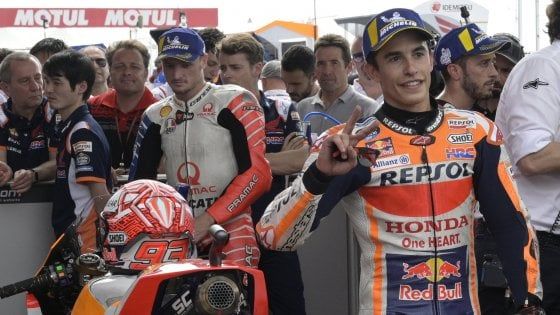 MotoGp, Argentina: pole di Marquez, Dovizioso terzo e Rossi quarto