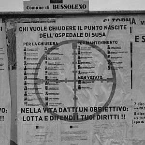Manifesti a Bussoleno: nel "mirino" chi ha votato la chiusura del punto nascite di Susa