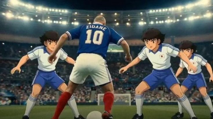 La partita impossibile creata dall’IA, le leggende calcio contro Holly e Benji
