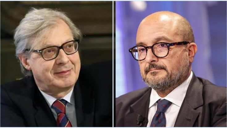 Cultura: Sangiuliano e Sgarbi, una poltrona per due. La difficile convivenza tra il ministro e il suo sottosegretario