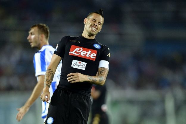 L'esordio del Napoli in maglia nera