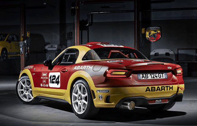 Abarth 124 rally, si torna in pista