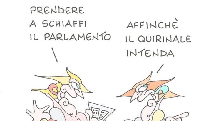 La legge elettorale nella vignetta di Ellekappa